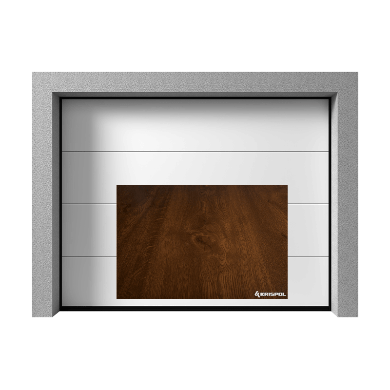 Brama garażowa KRISPOL 2750x2250 / Orzech / 40mm Brama garażowa KRISPOL 2750x2250 / Orzech / 40mm