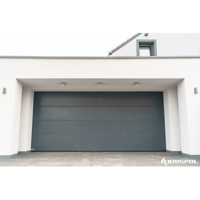 Ciepła brama garażowa Krispol 5000x2250 ANTRACYT / 60mm Ciepła brama garażowa Krispol 5000x2250 ANTRACYT / 60mm