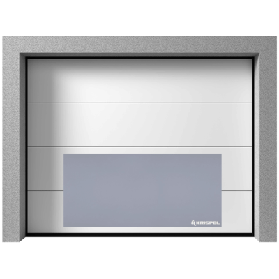 Ciepła brama garażowa Krispol 5500x2250 SZARY 173 / 60mm