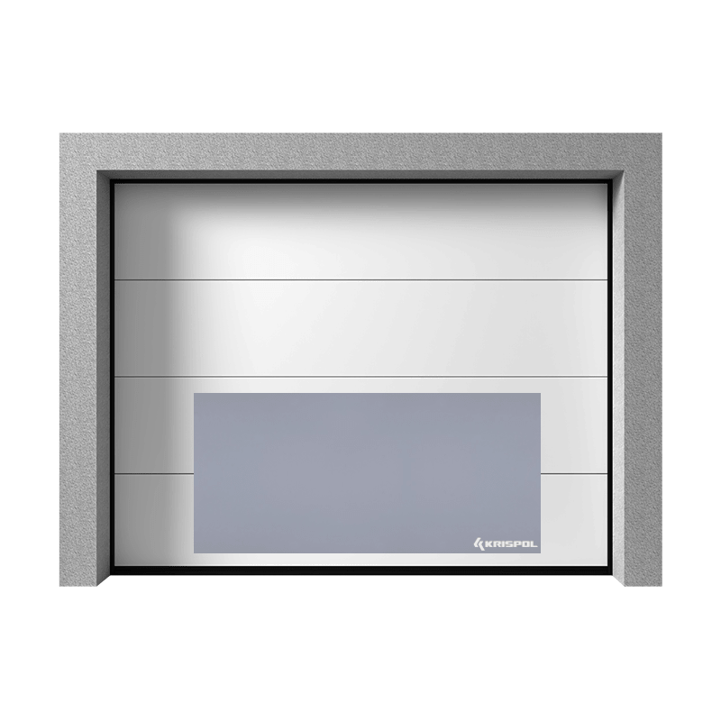 Ciepła brama garażowa Krispol 5500x2250 SZARY 173 / 60mm Ciepła brama garażowa Krispol 5500x2250 SZARY 173 / 60mm
