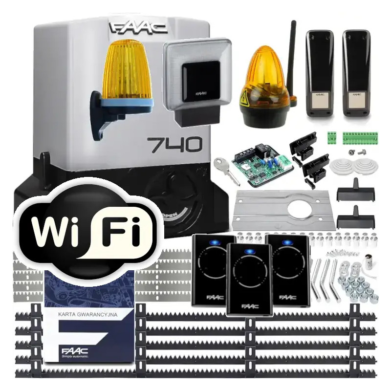 Zestaw FAAC 740 do 500KG _DELTA  2 napęd do bramy / encoder GRATIS