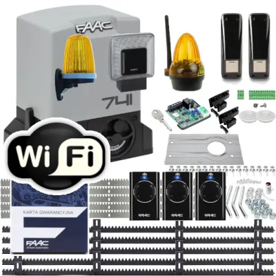 Zestaw FAAC 741 DELTA 3 do 900KG _ napęd do bramy / encoder GRATIS