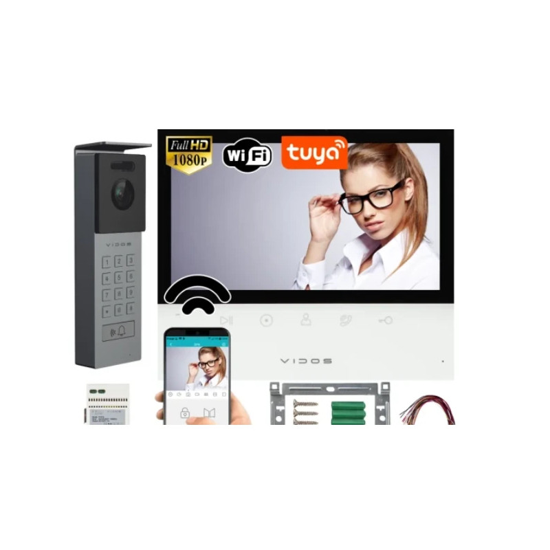 Videodomofon WIFI VIDOS X zestaw kamera S12D / monitor M13-XT - wifi TUYA Videodomofon WIFI VIDOS X zestaw kamera S12D / monitor M13-XT - wifi TUYA