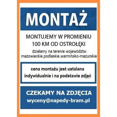 Zestaw do bramy BENINCA BOB 3024 / 6m - wbudowane krańcówki - wersja 24V TURBO Zestaw do bramy BENINCA BOB 3024 / 6m - wbudowane krańcówki - wersja 24V TURBO