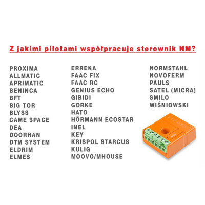 Radio uniwersalne NM / NICE SMILO Radio uniwersalne NM / NICE SMILO