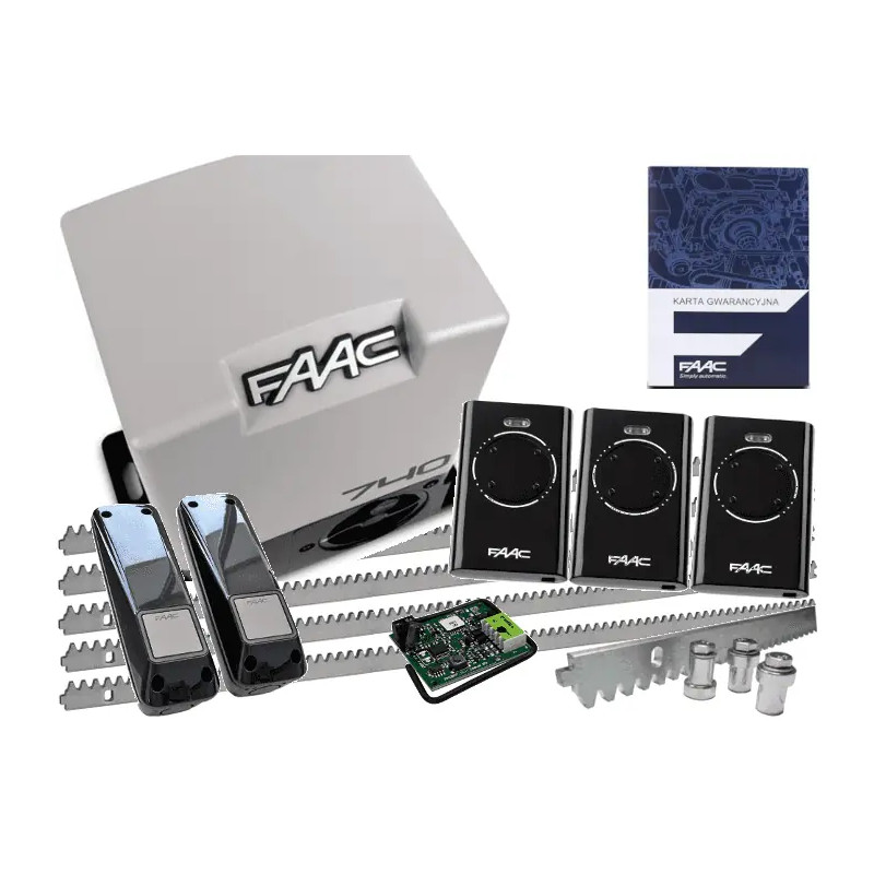 FAAC 740 do 500KG _ Napęd do bramy / zestaw gotowy do montażu / encoder GRATIS FAAC 740 do 500KG _ Napęd do bramy / zestaw gotowy do montażu / encoder GRATIS